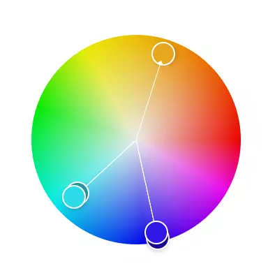 分割補色：インパクトを重視した配色